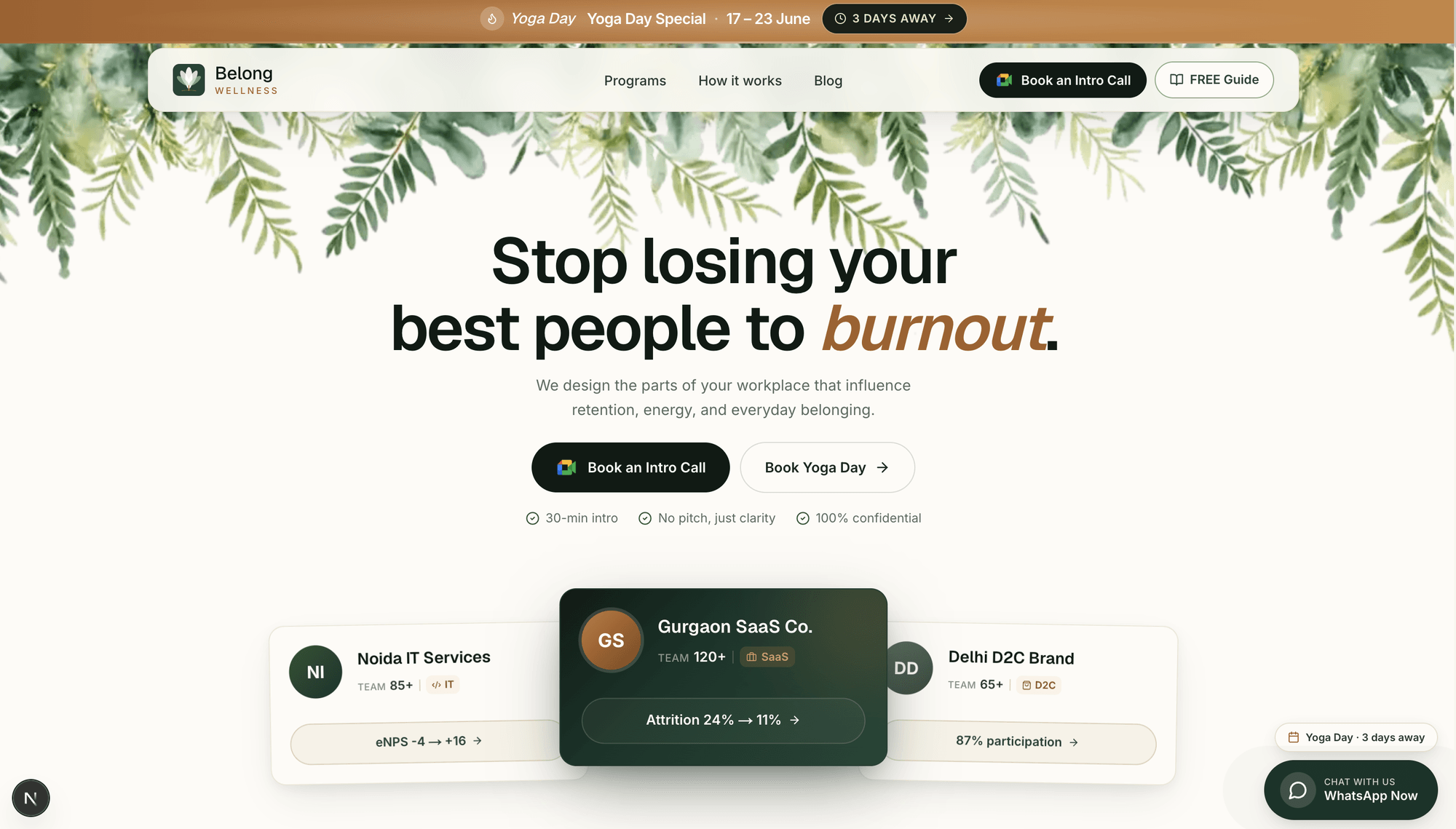 Belong Wellness preview